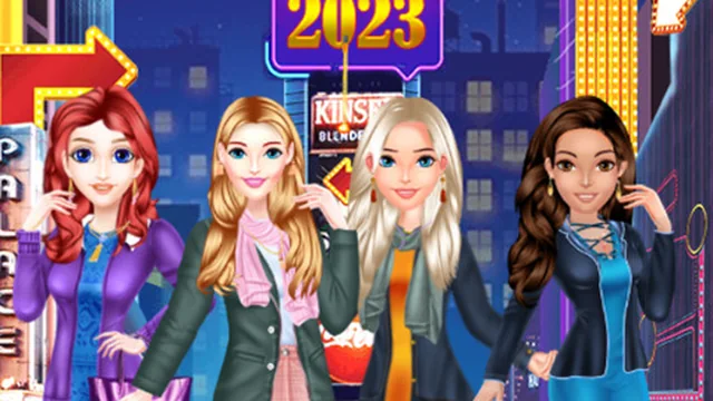 Fashion Girl New Year Eve