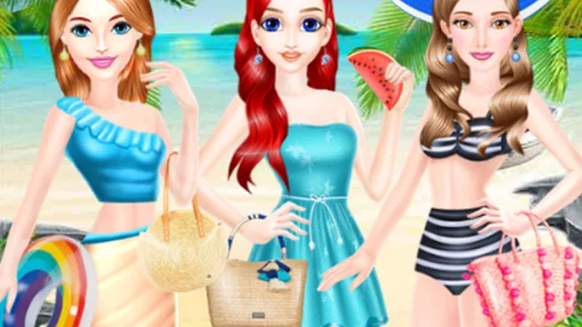 Fashion Girls Beach Swimsuit