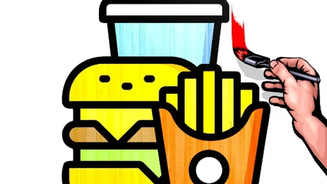 Fast Food Coloring Book game thumbnail