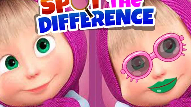find differences - Masha and bear