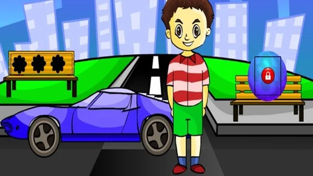 Find The Blue Car Key