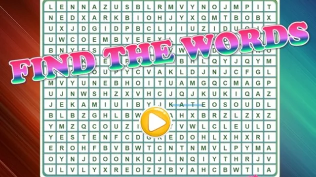 FIND THE WORDS