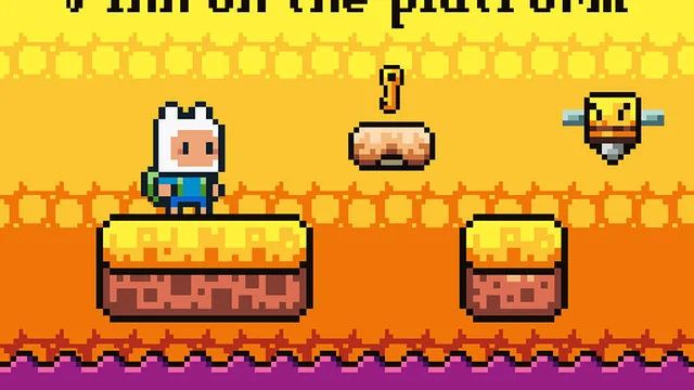 Finn on the platform