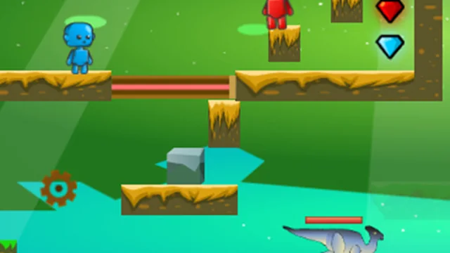 Fire And Water In Dino World