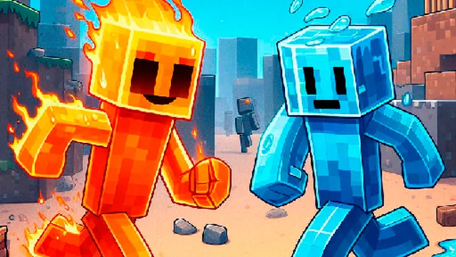 Fire and Water Stickman