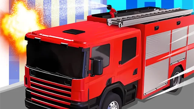 Fire Truck Rescue Driving