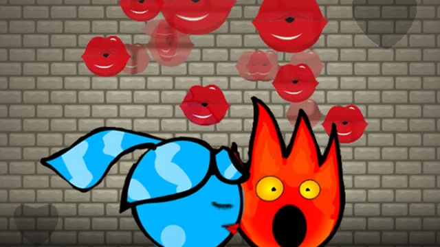 Fireboy and Watergirl Kiss