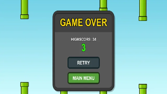Flappy Bird 2D game