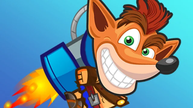 Flying Crash Bandicoot