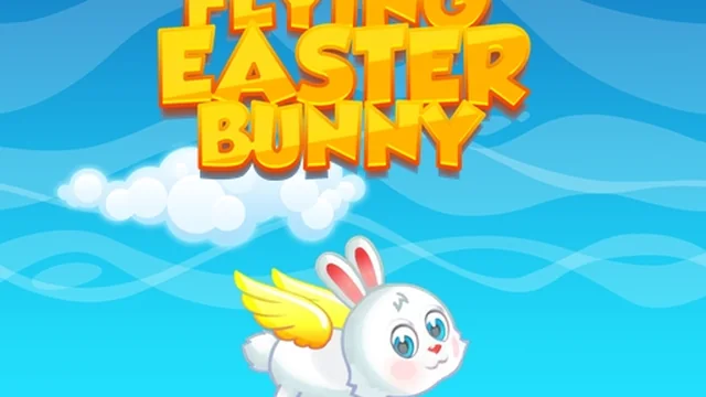 Flying Easter Bunny