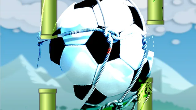 Flying football- Flapper Soccer Game game thumbnail