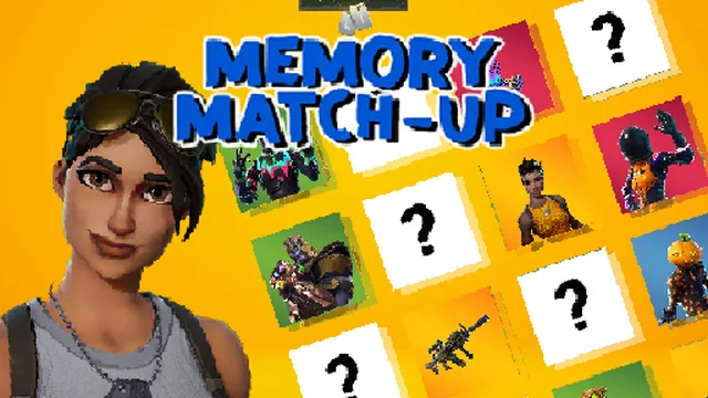 Fortnite Memory Match Up