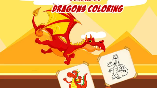 Friendly Dragons Coloring game thumbnail