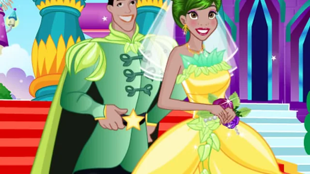 Frog Princess Wedding Dress up