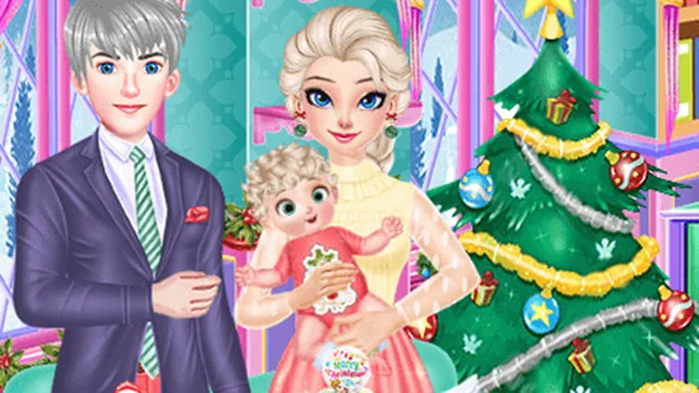 Frozen Family Christmas Preparation