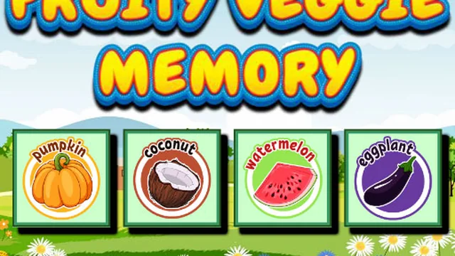 Fruity Veggie Memory game thumbnail