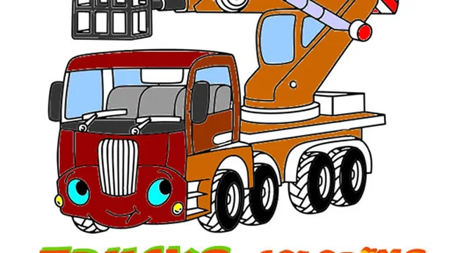 Funny Trucks Coloring