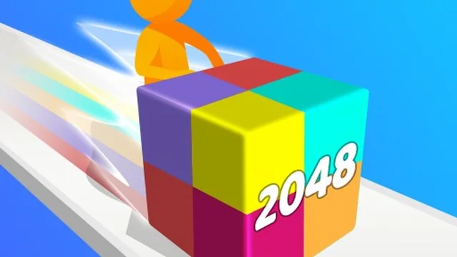 Geometry Stack 2048 Run game thumbnail