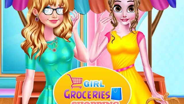 Girl Groceries Shopping