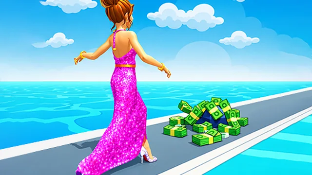 Girl Money Rush Game