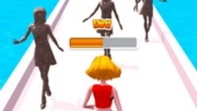 Girl Run Beauty 3d
