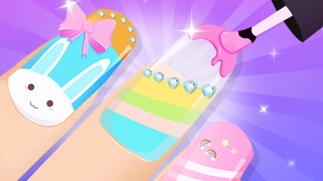 Girls Fun Nail Salon