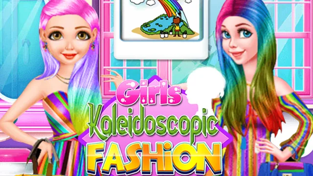 Girls Kaleidoscopic Fashion
