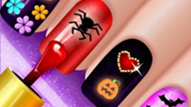 Glow Halloween Nails - Polish & Color
