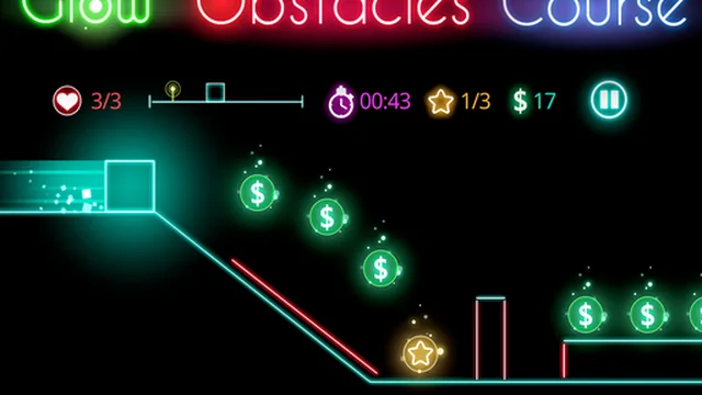 Glow obstacle course game thumbnail
