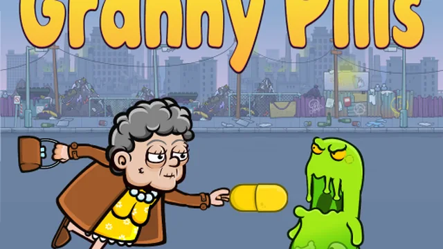 Granny Pills: Defend Cactuses
