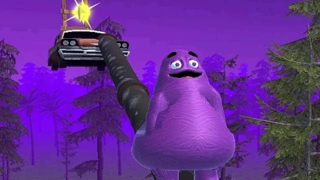 Grimace Only Up!