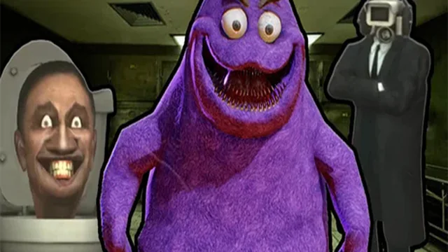 Grimace Shake Escape Skibidi and Cameraman game thumbnail