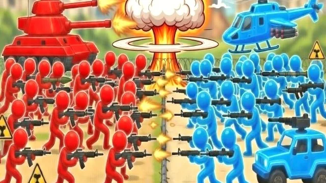 Gun Mob: Stickman Run game thumbnail