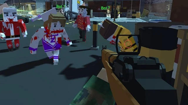 GunGame 24 Pixel blocky combat game thumbnail