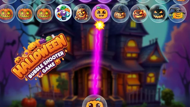 Halloween Bubble Shooting Game