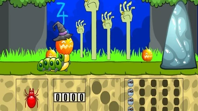 Halloween Caterpillar Escape