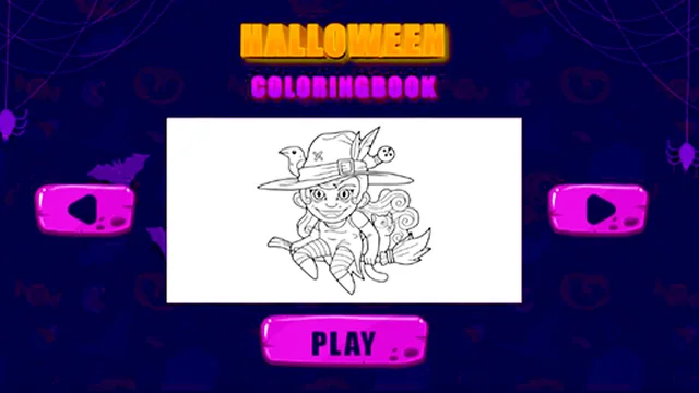 Halloween coloring books