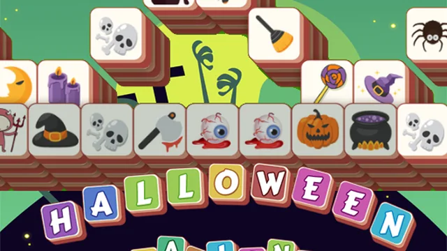 Halloween Mahjong Tiles