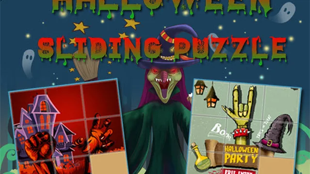 Halloween Sliding Puzzle