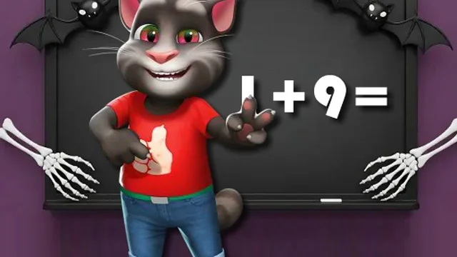 Halloween Tom Math Challenge