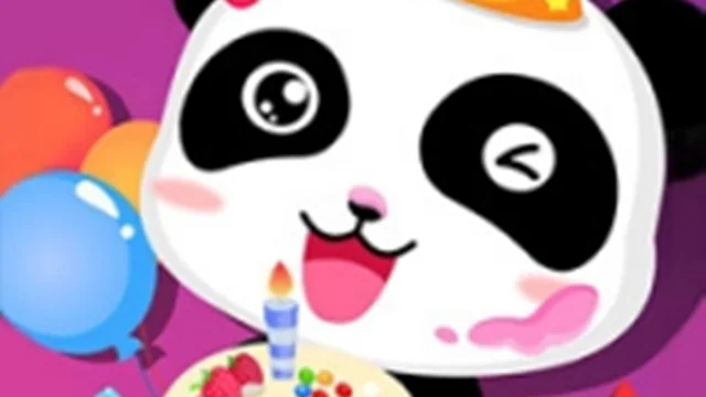 Happy Birthday Party With Baby Panda