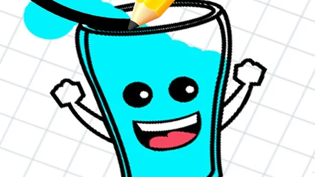 Happy Glass : Fill the Glass by Draw Lines game thumbnail