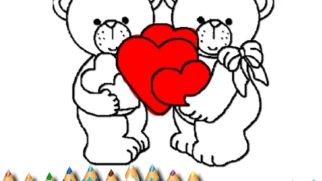 Happy Valentines Day Coloring