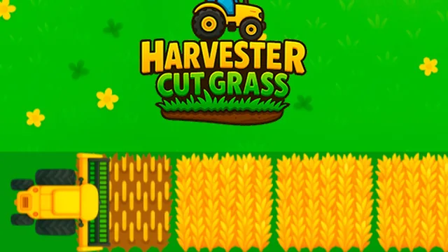 Harvester Cut Grass