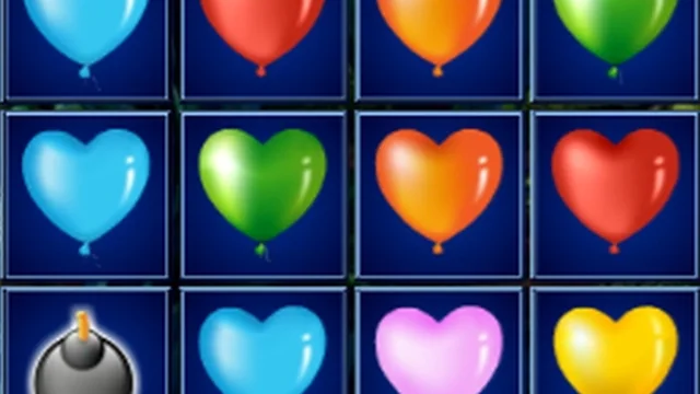 Heart Balloons Block Collapse