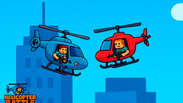 Helicopter Battle Steve 2 Player