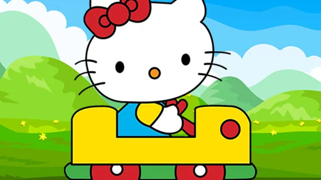 Hello Kitty Car Jigsaw