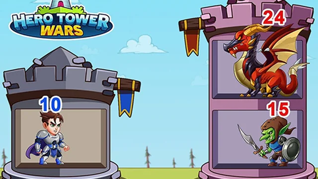 Hero Tower Wars - Merge Puzzle