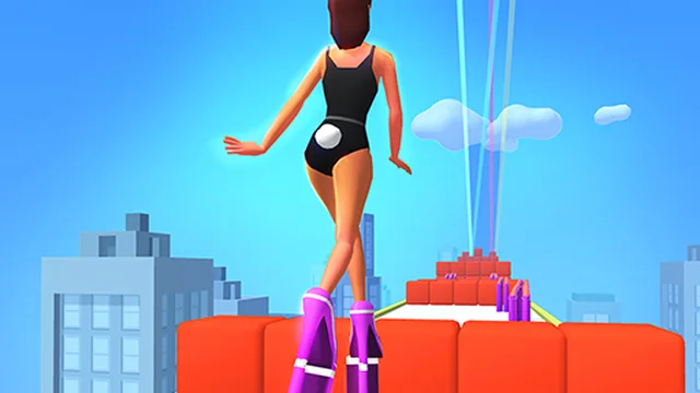 High Heels - impossible Girl Walk