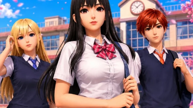 High School Girls Classroom Life